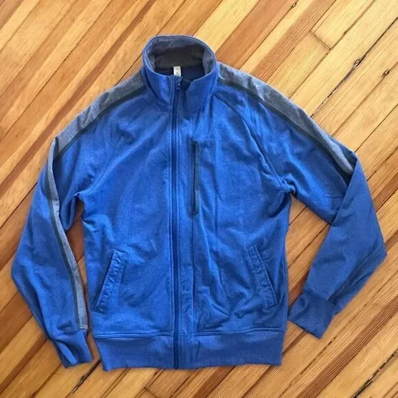 Lululemon Kung Fu Jacket II in Heathered Rugged Blue Size M - Picture 2 of 9